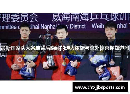 最新国家队大名单背后隐藏的选人逻辑与意外惊喜你知道吗